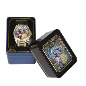 Beauty and the Beast Stained Glass Watch